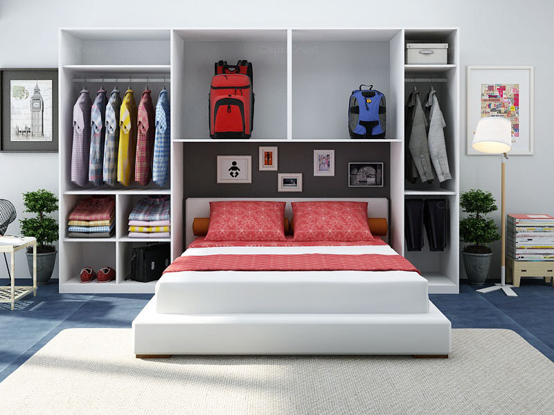 Aragon Straight Wardrobe Designs Nova Grey-2