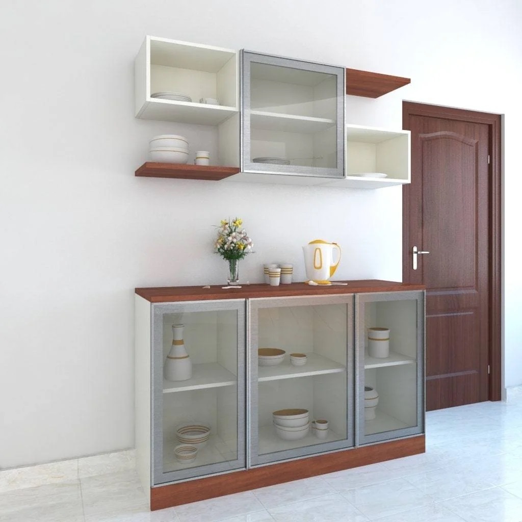 Glass Crockery Cabinet1