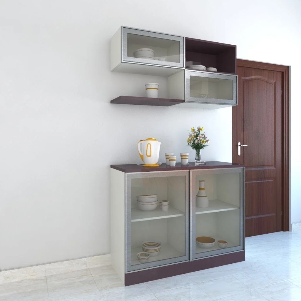 Glass Crockery Cabinet