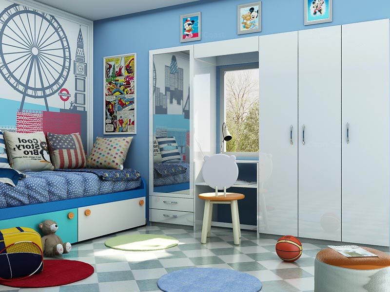 Morina Straight Kids Wardrobe Designs1