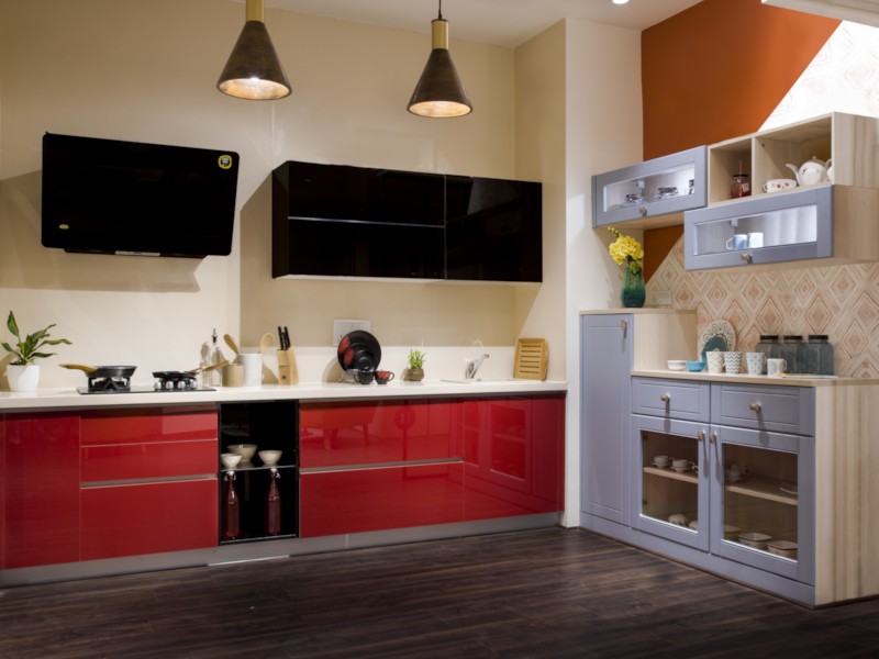 Industrial Straight Modular Kitchen